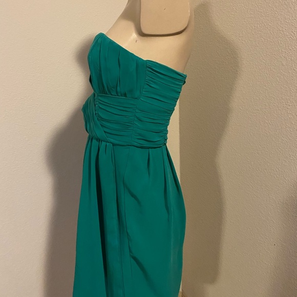 H&M One Shoulder Green Dress Size 6 - Picture 6 of 9